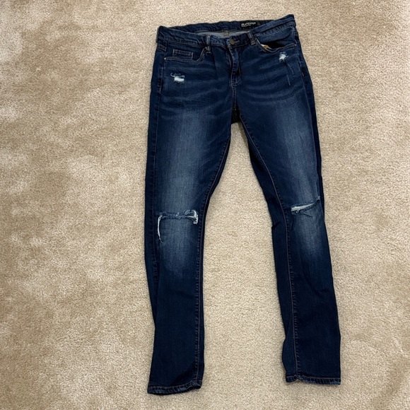 Blank NYC |Dark Blue Distressed Women's Jeans - Picture 1 of 3